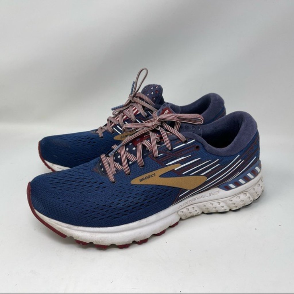 Brooks Adrenaline Gts 19 Usa Flag Starsand Stripes Usa Colors Flag Patriot
